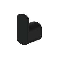 Zeia Robe Hook PVD Matte Black Greens Tapware 2460905MB