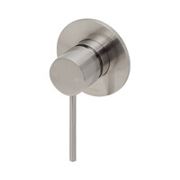 Shower Wall Mixer Brushed Nickel Vivid Slimline Phoenix Tapware VS2800-40-1