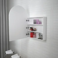 Otti 900mm Bathroom Mirror Shaving Medicine Cabinet Wall Hung White Archie ARSV9060