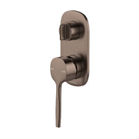 Phoenix Tapware SwitchMix Shower/Bath Diverter Mixer Complete Kit Lead Free Vask Brushed Bronze 139-2910-24-1