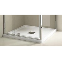Oceano Shower Base 1500 x 900mm  Polymarble Base with Centre Waste Outlet 4 Tile Flanges Stonelite ECO EC1500C