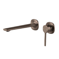 Phoenix Tapware Vask SwitchMix Wall Basin / Bath Mixer Set Complete Kit Lead Free Brushed Bronze 139-2810-24-1