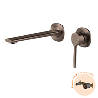 Phoenix Tapware Vask SwitchMix Wall Basin / Bath Mixer Set Fit Off Kit Lead Free Brushed Bronze 139-2812-24-1