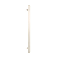 Flat Bar Vertical Heated Towel Holder 930mm x 50mm Cool Brushed Nickel Radiant CBN-FVTR-930
