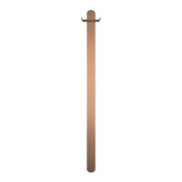 Flat Bar Vertical Heated Towel Holder 930mm x 50mm Sunset Bronze Radiant SB-FVTR-930