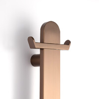 Ring Hook Accessory for Flat Vertical Rails Sunset Bronze (for use with Vertical Flat Bar SB-FVTR-930) Radiant SB-FVTR-HOOK