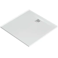 Oceano 900 x 900 Rear Outlet Profile Shower Base Right Hand Tile Flange PR900RHR