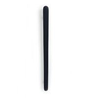 Flat Bar Vertical Heated Towel Holder 930mm x 50mm Matte Black Radiant BLK-FVTR-930