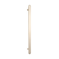 Flat Bar Vertical Heated Towel Holder 930mm x 50mm Brushed Nickel Radiant BN-FVTR-930