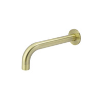 Meir Universal Round Curved Bathroom Wall Bath / Basin Outlet 200mm Spout Tiger Bronze MS05-PVDBB