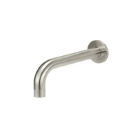 Meir Universal Round Curved Bathroom Wall Bath / Basin Outlet 200mm Spout Brushed Nickel MS05-PVDBN