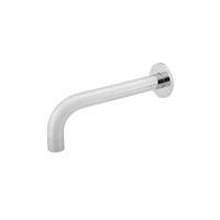 Meir Universal Round Curved Bathroom Wall Bath / Basin Outlet 200mm Spout Chrome MS05-C