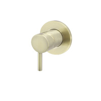 Meir Round Shower Wall Mixer Short Pin Lever Bathroom Tap Tiger Bronze MW03S-PVDBB