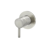 Meir Round Shower Wall Mixer Short Pin Lever Bathroom Tap Brushed Nickel MW03S-PVDBN