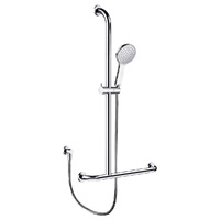 Fienza Luciana Care Inverted T Rail Shower Left Hand Chrome 444113LH