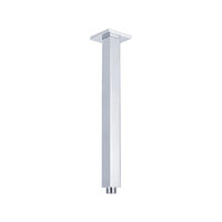 Fienza 200mm Square Ceiling Shower Arm Chrome 422102A