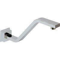Fienza 320mm Square Fixed Upswept Shower Arm Chrome 422108