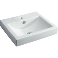 Fienza Low Profile Semi Inset Basin One Tap Hole Vitreous China TR4034A