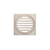Meir Square Floor Grate Shower Drain 80mm Outlet Champagne MP06-80-CH