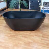 Matte Black 1600 Freestanding Bath Tub Arcylic Castano Positano POS1600FB MatteB