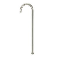 Meir Round Freestanding Bath Tub Filler Spout Brushed Nickel MB06-PVDBN