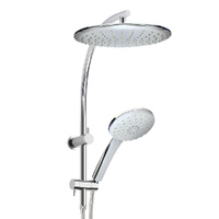 Collis Real Showers Willow Curved Short-Tail Combo Chrome D12011-H20013CST