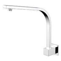 Best BM Elevated High-Rise Square Shower Arm Only BTG065 