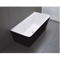 Best BM Florence Bath Tub Bathroom Bathtub 1500mm BTF1500 Black