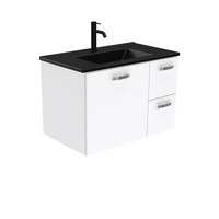 Fienza Dolce Unicab 750 Wall Hung Vanity Gloss White TCLB75J