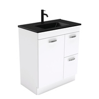 Fienza Dolce Unicab 750 Vanity on Kickboard Gloss White TCLB75NKW