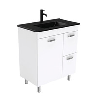 Fienza Dolce Unicab 750 Vanity on Legs Gloss White TCLB75NLWR