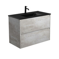 Fienza Dolce Amato 900 Wall Hung Vanity Industrial Grey TCLB90BX
