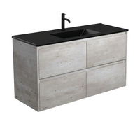 Fienza Dolce Amato 1200 Wall Hung Vanity Industrial Grey TCLB120BX
