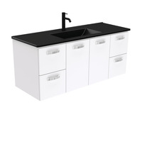 Fienza Dolce Unicab 1200 Wall Hung Vanity Gloss White TCLB120J