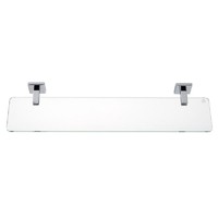 Virtu Cubit Glass Shelf 600mm Chrome 8810SB-6