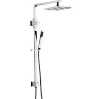 Fienza Jet Twin Rail Shower Outlets Overhead & Handheld Chrome 455102