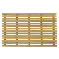 Bath Mat Wooden Duck Board Bathroom Shower Timber Non Slip 65cm x 40cm