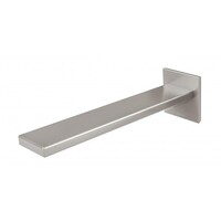 Phoenix Tapware Zimi Wall Basin Outlet 200mm Brushed Nickel 116-7610-40