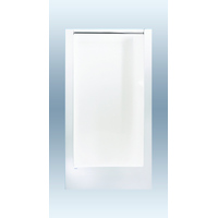 Shower Enclosure 100cm Wide Bathroom Recess & Soap Holder Fibreglass Cubicle SS10077184HS