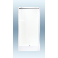 Shower Enclosure 113cm Wide Bathroom Recess 3 Sided Fibreglass Cubicle SS11387204LS