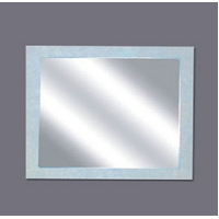 Sunny Group Bathroom Wall Mirror with Gloss White Poly Frame 450mm x 600mm KS-6045