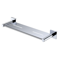 Fienza Metal Shower Shelf Chrome Square Plate Sansa 83207