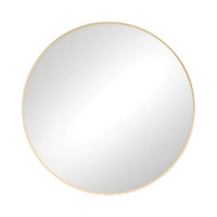 Fienza Urban Brass Round Framed Mirror 800 Bathroom Mirror FMR80UB