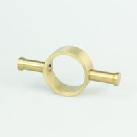 Radiant Hook Accessory (for use with Heated Vertical Round Bar GLD-VTR-950) Brushed Gold GLD-VTR-HOOK