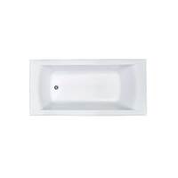 Seima Select 1525mm Inset Bath Tub Bathroom Bathtub White No Overflow 191511