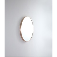 Remer 610mm Bathroom Mirror Rose Gold Frame Modern Round MR61-RG