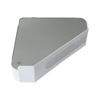 Fienza Hidden Storage Corner Stainless Steel & PVC Shower Shelf 215mm x 215mm Bathroom Soap Holder BS32300