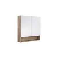 Fienza Aluca 750 Display Shelf Mirror Cabinet DMC750