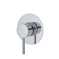 Fienza Shower Wall Mixer Chrome Large Round Plate Bathroom Tap Kaya 228101-3