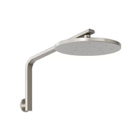 Phoenix Tapware Oxley High-Rise Shower Arm and Rose Brushed Nickel 610-5300-40
